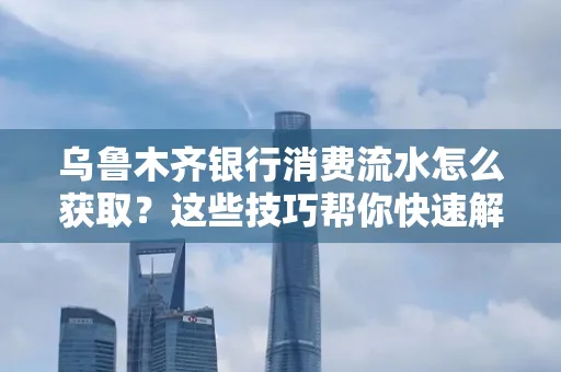 乌鲁木齐银行消费流水怎么获取？这些技巧帮你快速解决
